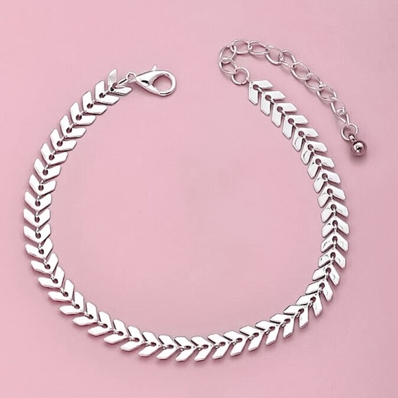 🔴𝟭𝟬/$𝟮𝟱🔴NEW Fishbone Chain Simple Anklet - Picture 11 of 15